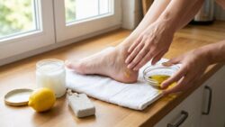 Quick Healing Method for Dry Cracked Heels Using Simple Kitchen Ingredients