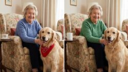 8-Second Challenge: Spot 3 Differences in the Grandma and Dog Image